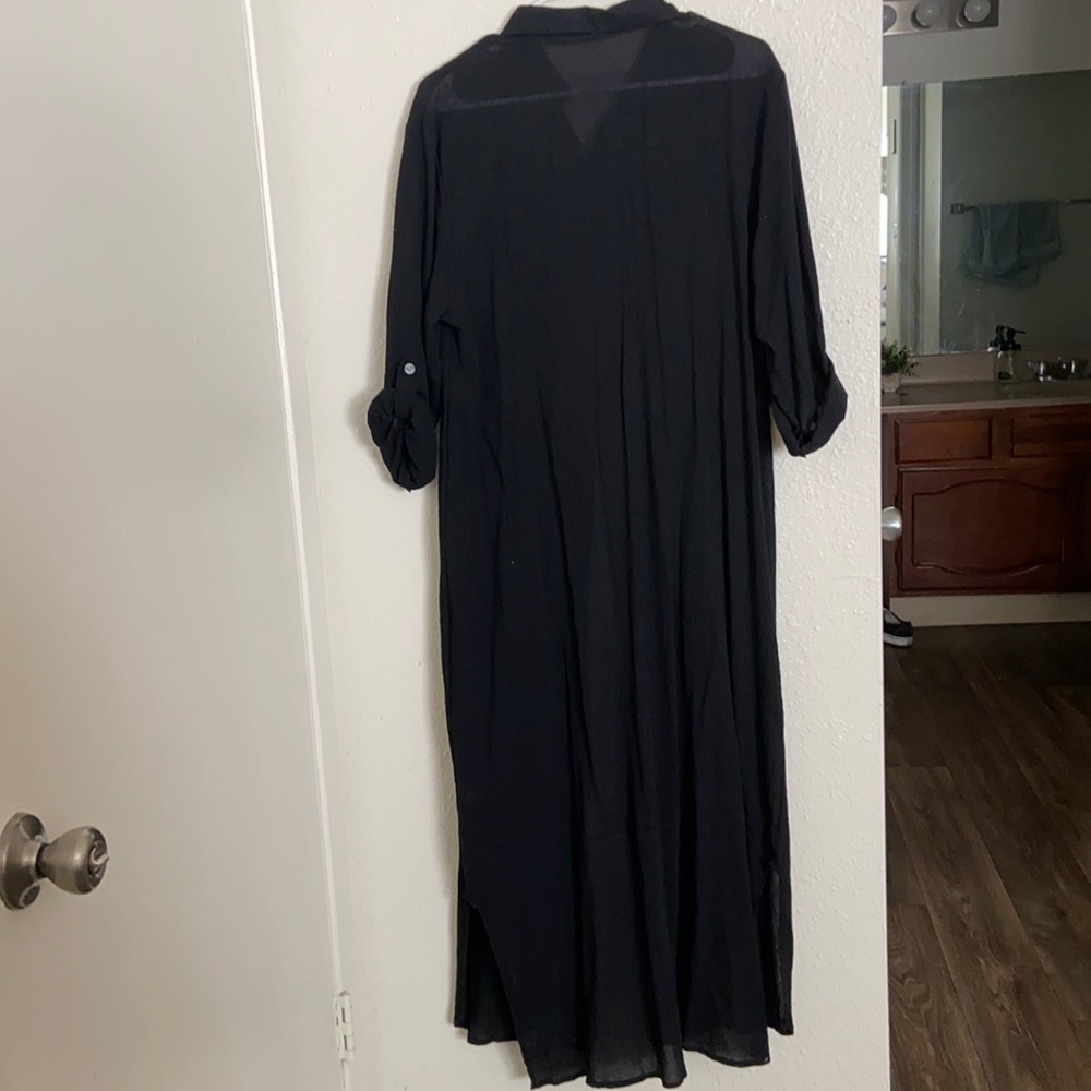 Black flowy dress